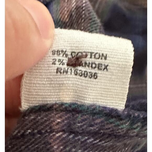 Dovetail Workwear Button Up Plaid Shirt Size XL Men’s Blue - Picture 5 of 8